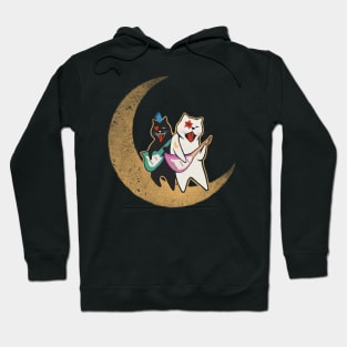 Cat rock band Hoodie